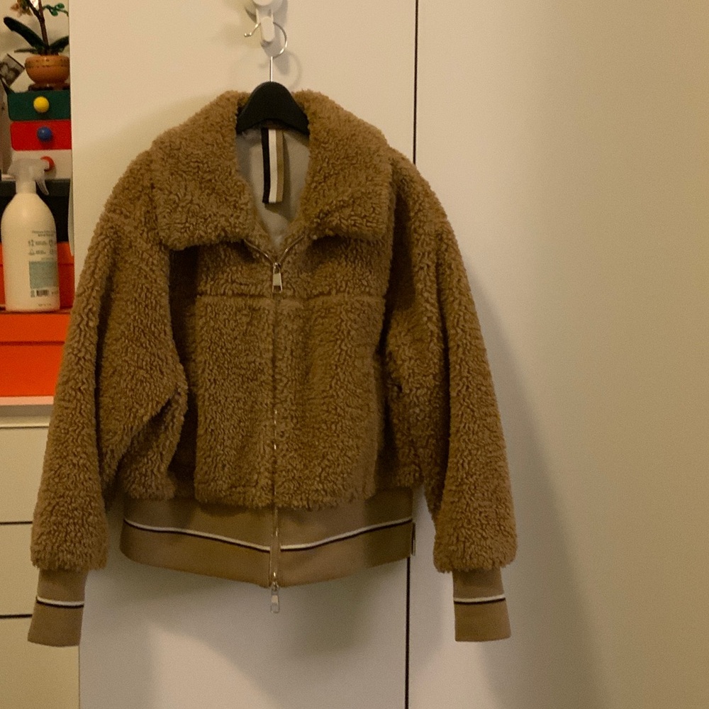 Boss medium Cozy Brown Sherpa Jacket